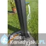 Aluminiowy Prysznic Solarny Luxe 38 l z myjką do stóp Gre DSALP38B